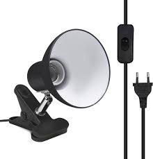 Klarlight E27 Klämmlampa med Touch-funktion