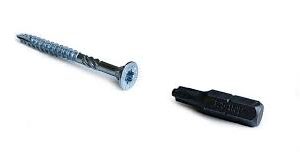 Pro Box: 100 Träskruvar med Antisplittring och Torx