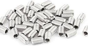 Aexit 50st M6 x 10mm Grub Skruvset - Silverton