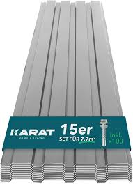 KARAT Trapetsplåtset 15 st – 115x45 cm