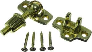 Sashfönster Snabblås i Mässing - 3-Pack