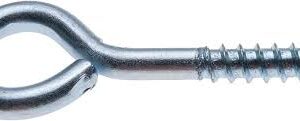 Öljettskruvar M3 20mm - 100-pack Förzinkade Ögonkrokar