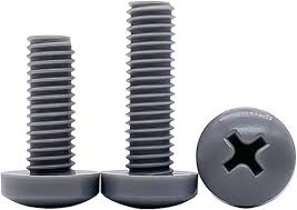 10 st M6 x 16 mm Nylon Phillips-skruvar
