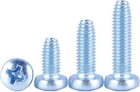10 st Galvaniserade Triangulära Phillips Skruvar M6 x 12 mm