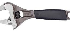 Bahco Justerbar Skiftnyckel 20 cm med Gummihandtag - Svart Fosfatfinish