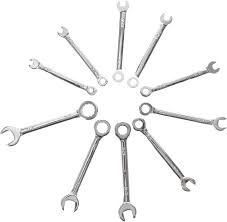 Jojofuny 10-pack Mini Skiftnycklar - Perfekt Fickverktyg