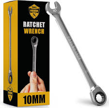 Kompakt 10 mm 12 PT Spärrskiftnyckelset med 5° Rörelse