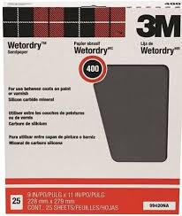 3M Sandpapper 9x11 tum - 88596NA 99420