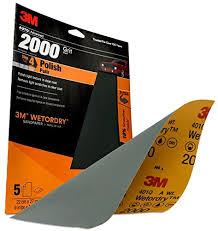 3M Wetordry Sandpapper 2000 Grit