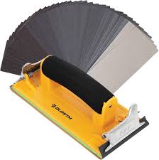 BLOSTM Sandpapper Set med Slipblock – 120 till 7000 Korn