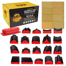 Dura-Gold 20-delars Konturprofils HandSlipblock Set