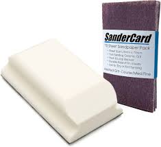 Professionellt Handslipblock med Sandpapper Set - 10 Delar