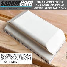 Professionellt Handslipblock med Sandpapper Set