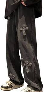 Sawmew Y2K Baggy Jeans för Herrar