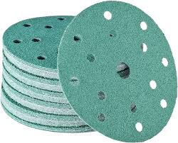 Wabrasive 150 mm Våta och Torra Slipplattor K40 - 50-pack
