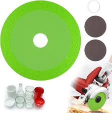Zocipro 125 mm Glas-skärskiva med Sandpapper