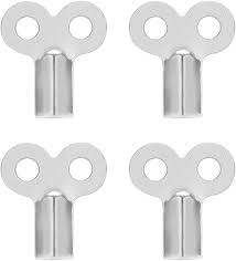 4-pack Aluminium Radiatorventilnycklar 5x5 mm