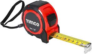 TIMCO Måttband 5m/16ft x 25mm