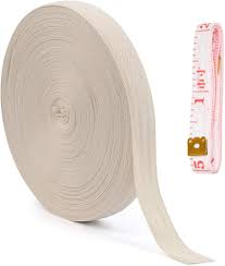 Snöband i Bomull 50m x 25mm - TIMESETL Fållband