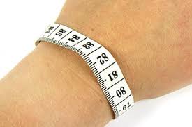 Miniblings Upcycled Måttband Armband - Vit