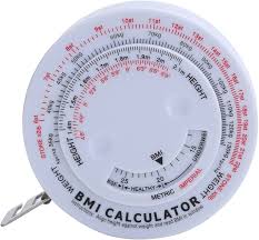BMI-måttband 150cm för Midja och Bröst