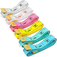 6-pack Mjuka Måttband för Kroppsmått - Rosa 150 cm