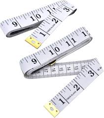 Mjukt Måttband för Kroppsmått - 150 cm Vit