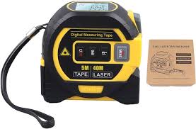 STARNOONTEK 3-i-1 Lasermätband 40m