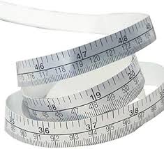 TABKER 150cm Mjuk PVC Måttband för DIY