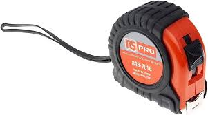 RS PRO Måttband 8 m x 25 mm - Metrisk/Tull