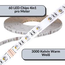 RGBWW LED Strip 24V 5m - Profi Ljusband med Rådgivare