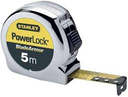 Stanley Powerlock Måttband 5 m - Tejp 25 mm med Skyddande Blad