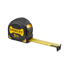 Stanley Grip Bandmått 5m med Stötdämpande Gummi