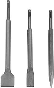 3-pack SDS Plus Hammarskaft med Roterande Mejslar