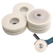 WOKICOR 6-pack Ullpoleringsfästen för Vinkelslip 100 mm