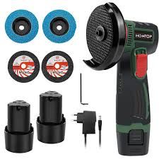 Kraftfull Radial Kvarn med 12.6V Batteri och Dubbel Fläktslip