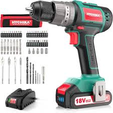 HYCHIKA 18V Professionell Borstlös Borrmaskin - 60Nm