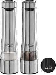 Russell Hobbs Elektriska Salt- och Pepparkvarnar med Keramiskt Malverk