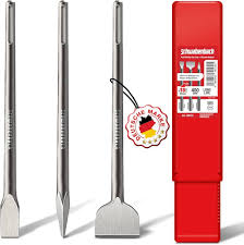 SCHWABENBACH ® SDS Max Mejselset – 3 Delar 25 mm