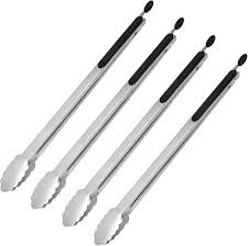 UPTALY 4-pack Extra Långa Grilltänger i Rostfritt Stål
