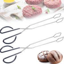 Extra Lång Grilltång i Rostfritt Stål - 2-pack