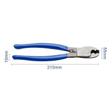 Justerbar Trådskalare och Kabelskärare 215 mm - Elektrisk Sax för Aluminium