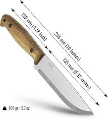 BPS Knives Adventurer - Bushcraftkniv med Kolstålsblad