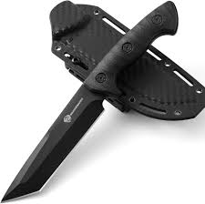 DRACHENADER Fulltang Tanto Survival Kniv 5 mm