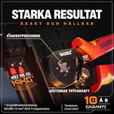 BAURIX® Crimptång med 1800 ändhylsor - Set för 0