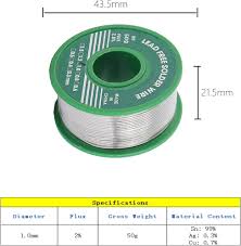 Blyfri Svetstråd 1 mm - 50 g Kolofoniumkärna