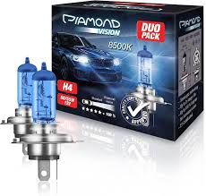 Diamond Vision H4 Halogenlampor 12V - Xenon-liknande Ljus