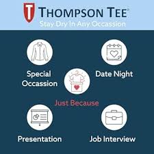 Thompson Anti-svett Kortärmad Undertröja med Justerbar Passform