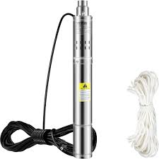 VEVOR 3 Tum Djupbrunnspump 550 W - Max Flöde 35 l/min