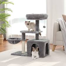 Kattträd för Små Katter - Mjuk Kattstuga